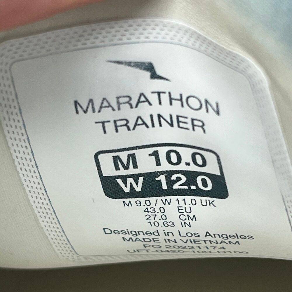Wolf & Shepherd Marathon Trainer White Cream Leather Shoes Sneakers Mens 10 US - Picture 8 of 8